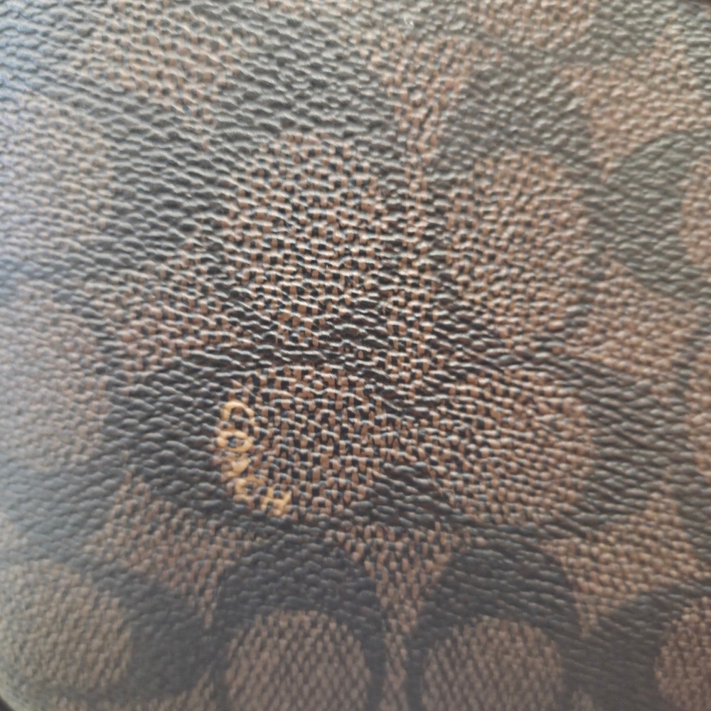 Coach Jamie Camera Bag Signature "C" Walnut Black Crossbody Gold‎ Hardware NWT - Picture 14 of 14